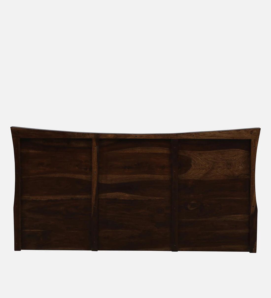 Sheesham Wood King Size Bed In Provincial Teak Finish With Drawer Storage - Ouch Cart