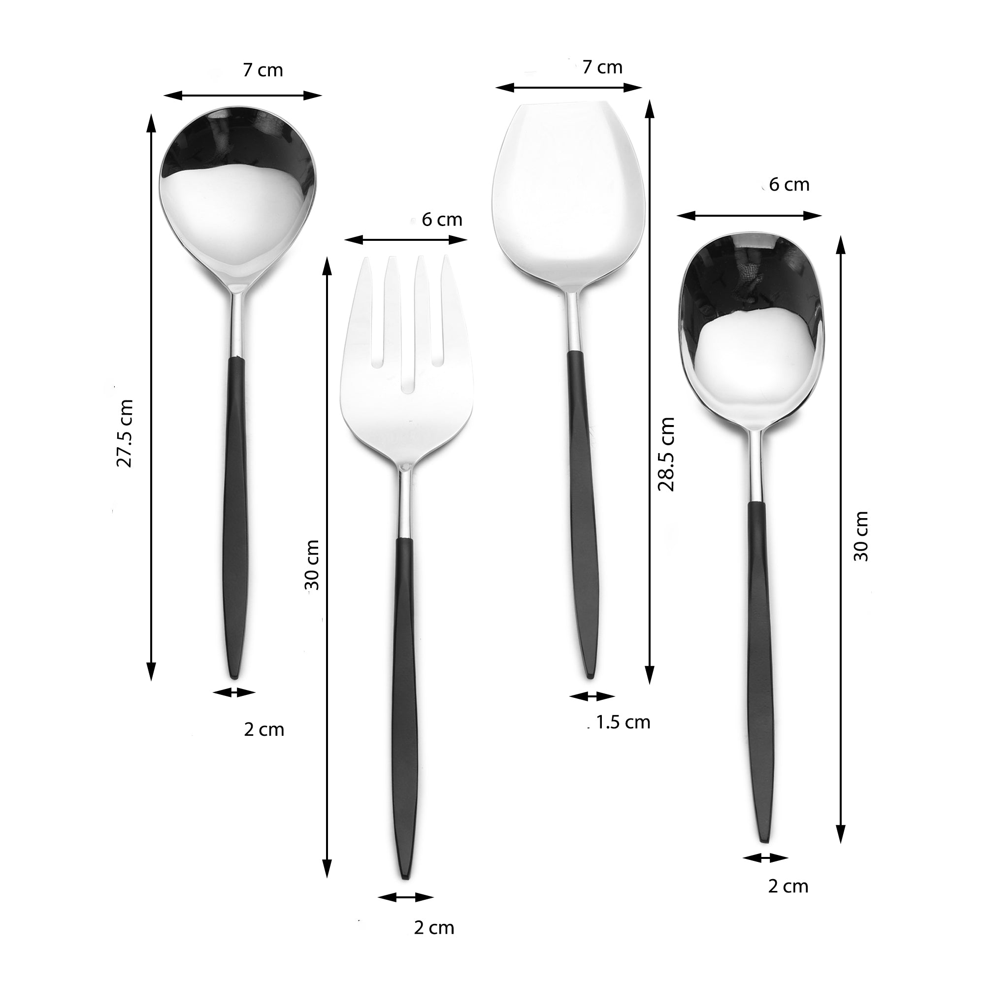 Midnight Opulence Serving set