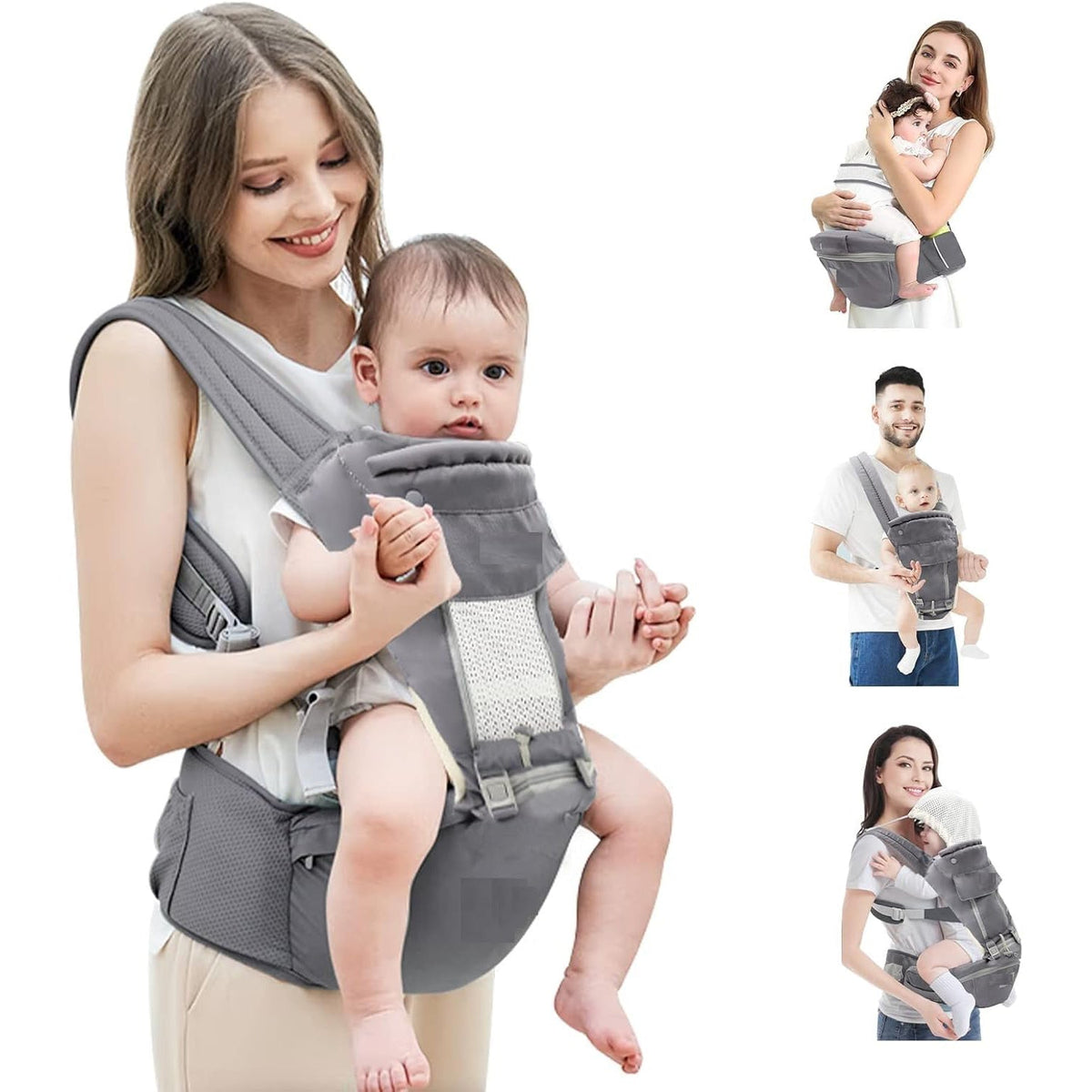 Ergonomic Baby Carrier Bag Baby Holder Carrier (1 Pc) Wukusy