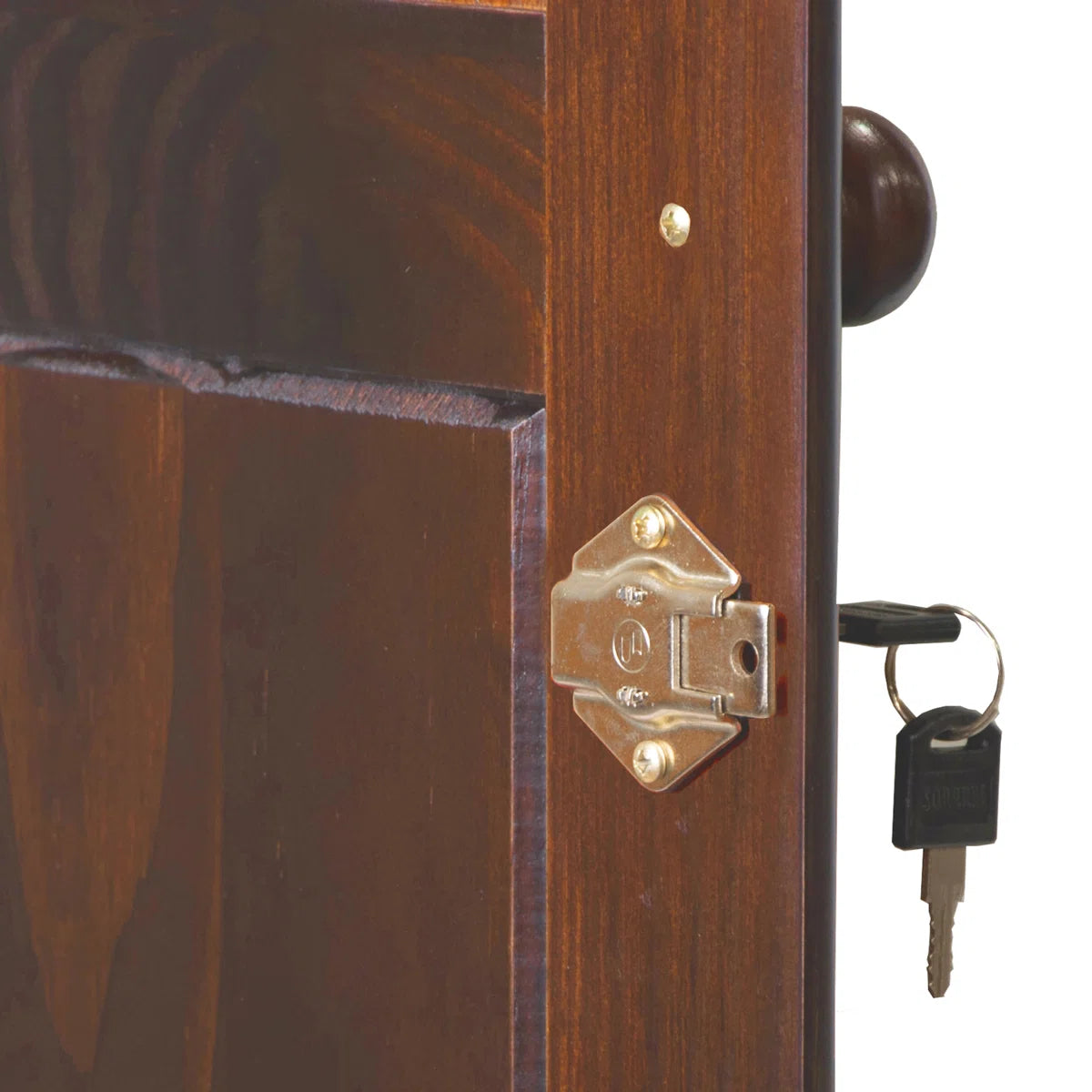 Elegant 3-Door Solid Wood Wardrobe Armoire Primm Grand with Lockable Doors-OUCH CART | Wardrobe