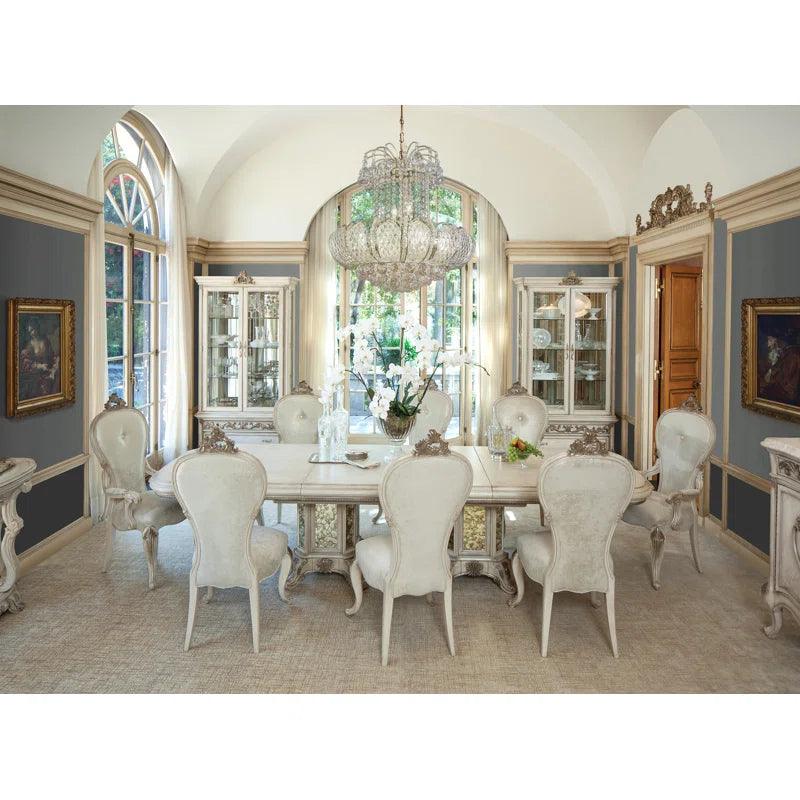 Royale 9 - Piece Extendable Double Pedestal Dining Set - Ouch Cart