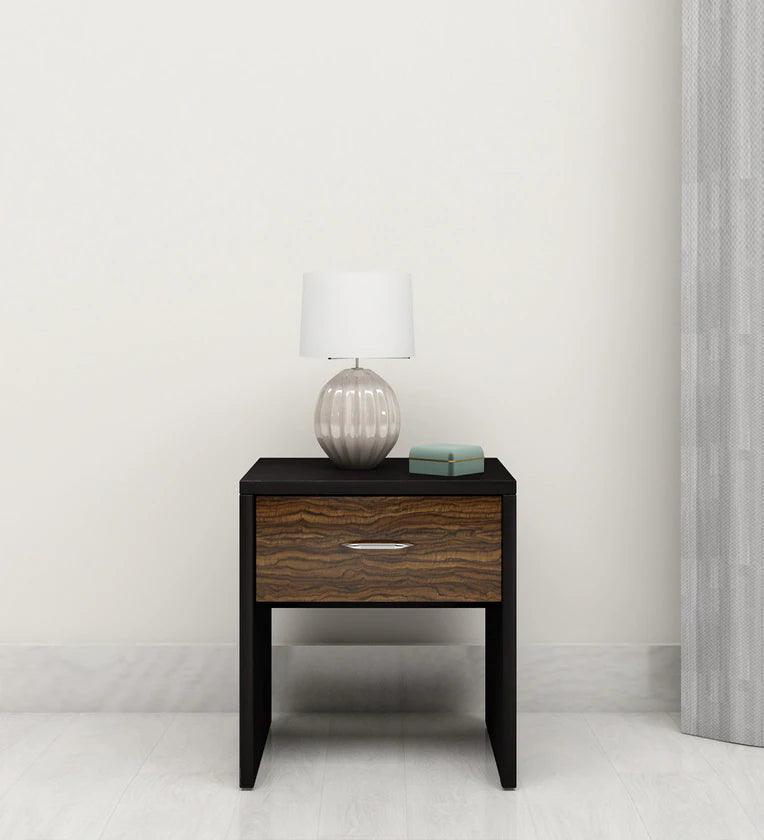 Bedside Table in Wenge Finish with Drawer - Ouch Cart