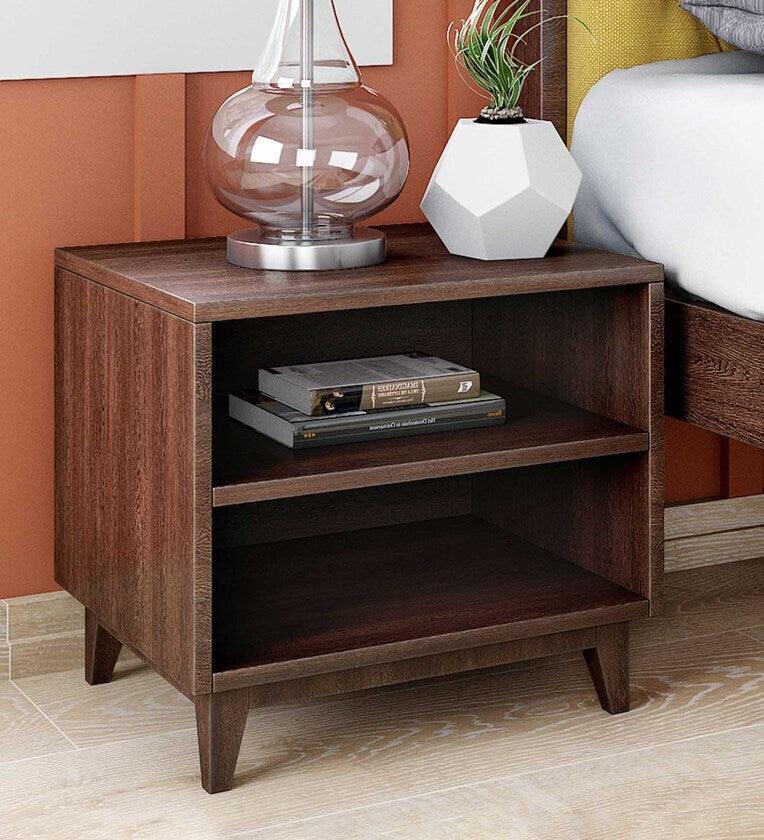 York Night Table in Brown Colour - Ouch Cart