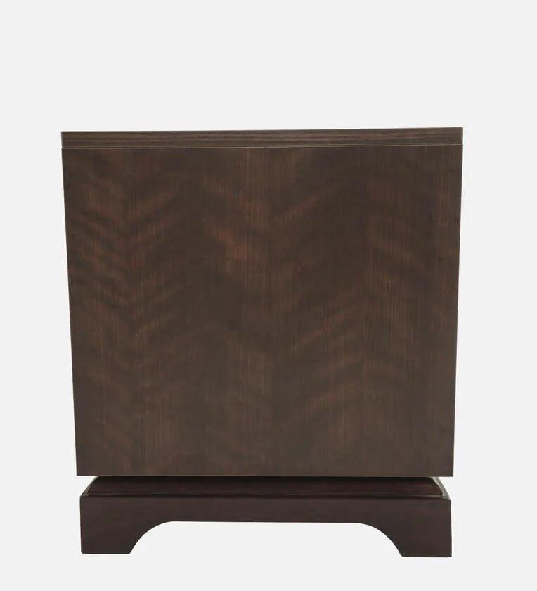Bedside Table In Brown Colour - Ouch Cart