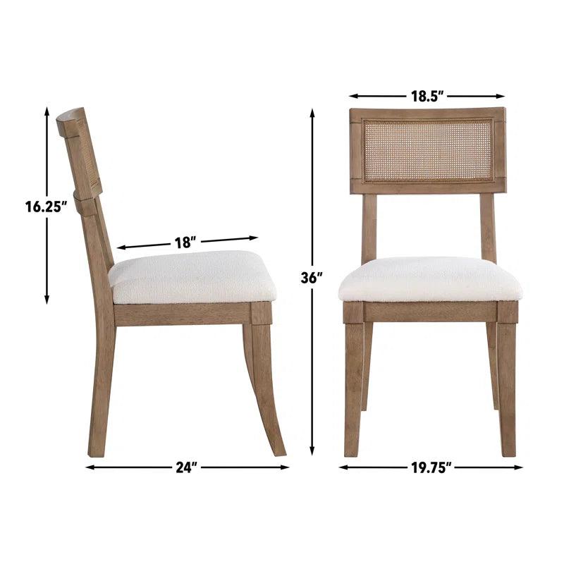 Oak Wood Dining Set - Ouch Cart