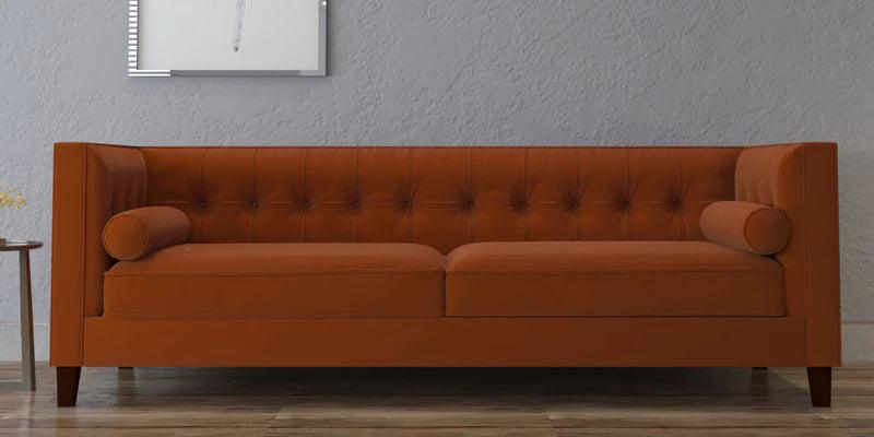 Velvet 3 Seater Sofa In Turqoise - Ouch Cart