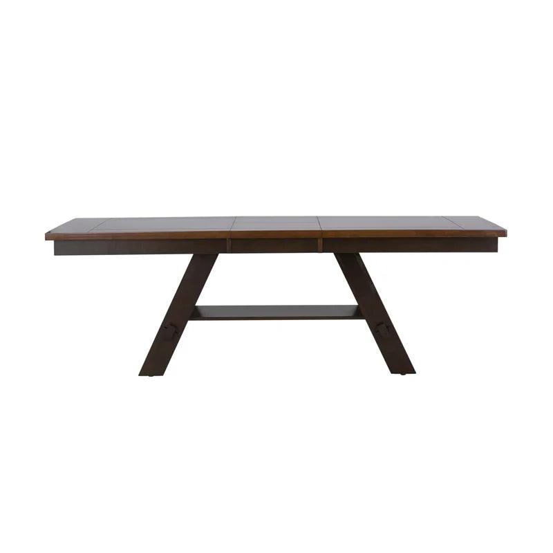 6 - Piece Extendable Trestle Dining Set - Ouch Cart