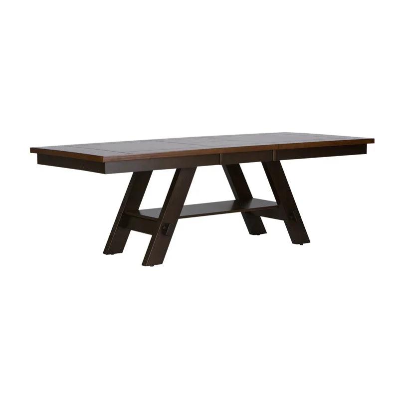 6 - Piece Extendable Trestle Dining Set - Ouch Cart
