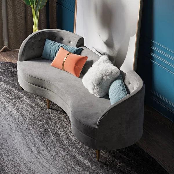Volson Bern 4-Seater Sofa with Gold Legs - Ouch Cart