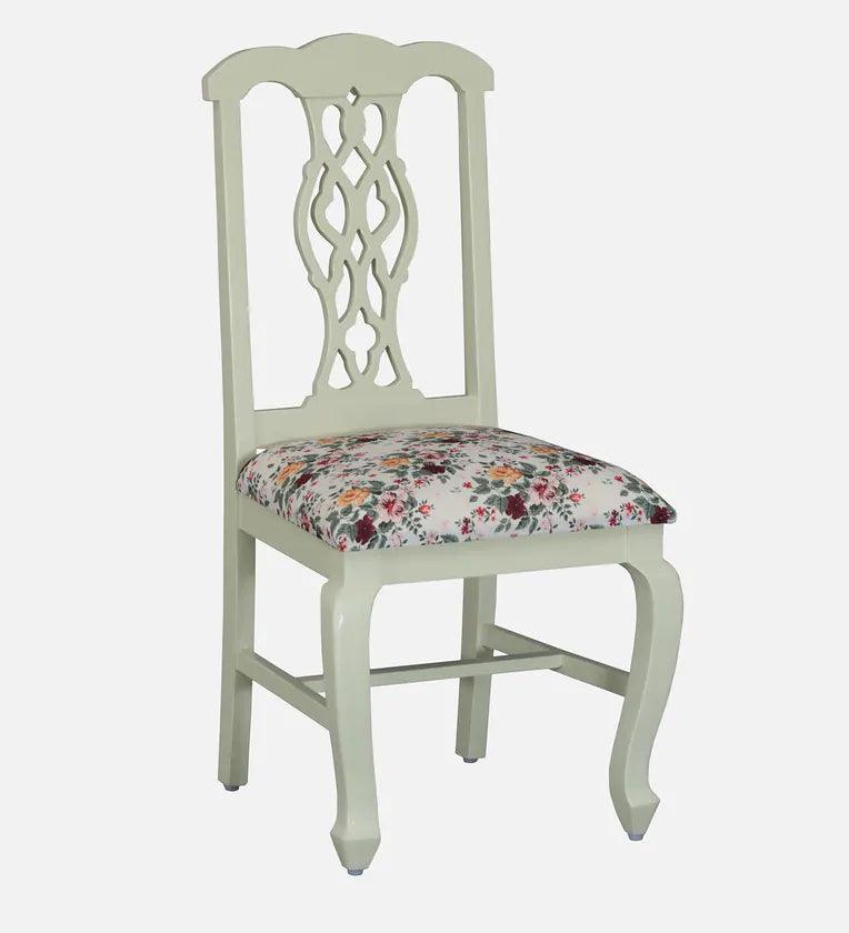 Solid Wood 4 Seater Dining Set In Tulip Finish - Ouch Cart