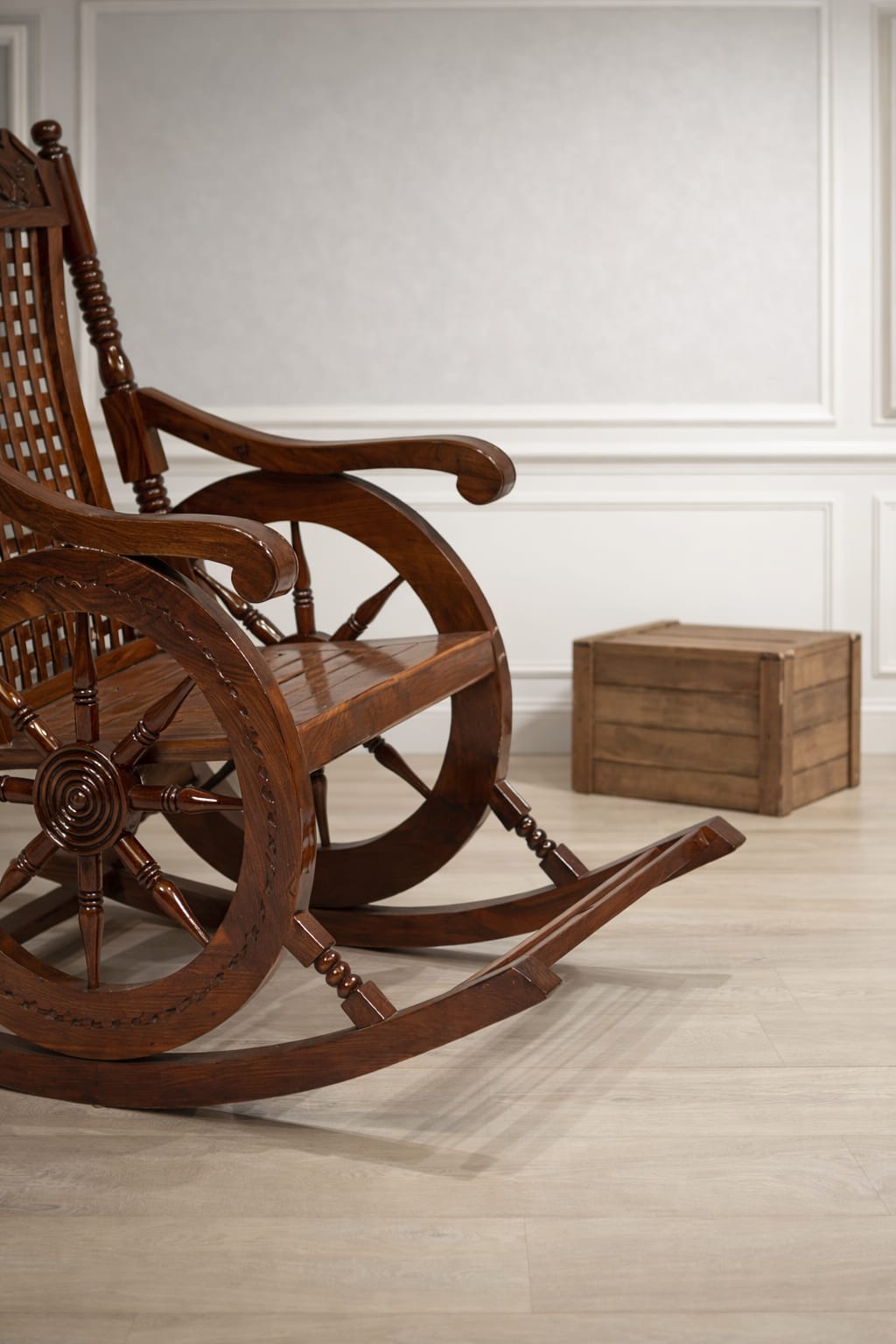 Wooden Rocking Chair Resting Chair Grandpa Rocking Chair Made Of High Quality Wood OUCH CART