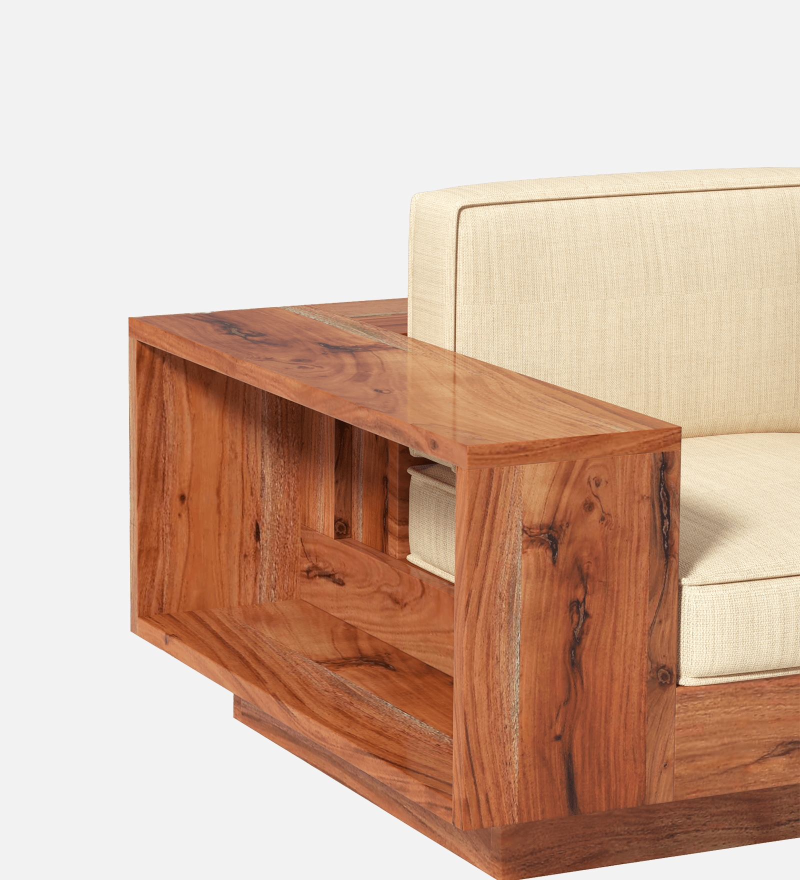 Serenerest Acacia Sofa In Light Reddish Honey - Ouch Cart