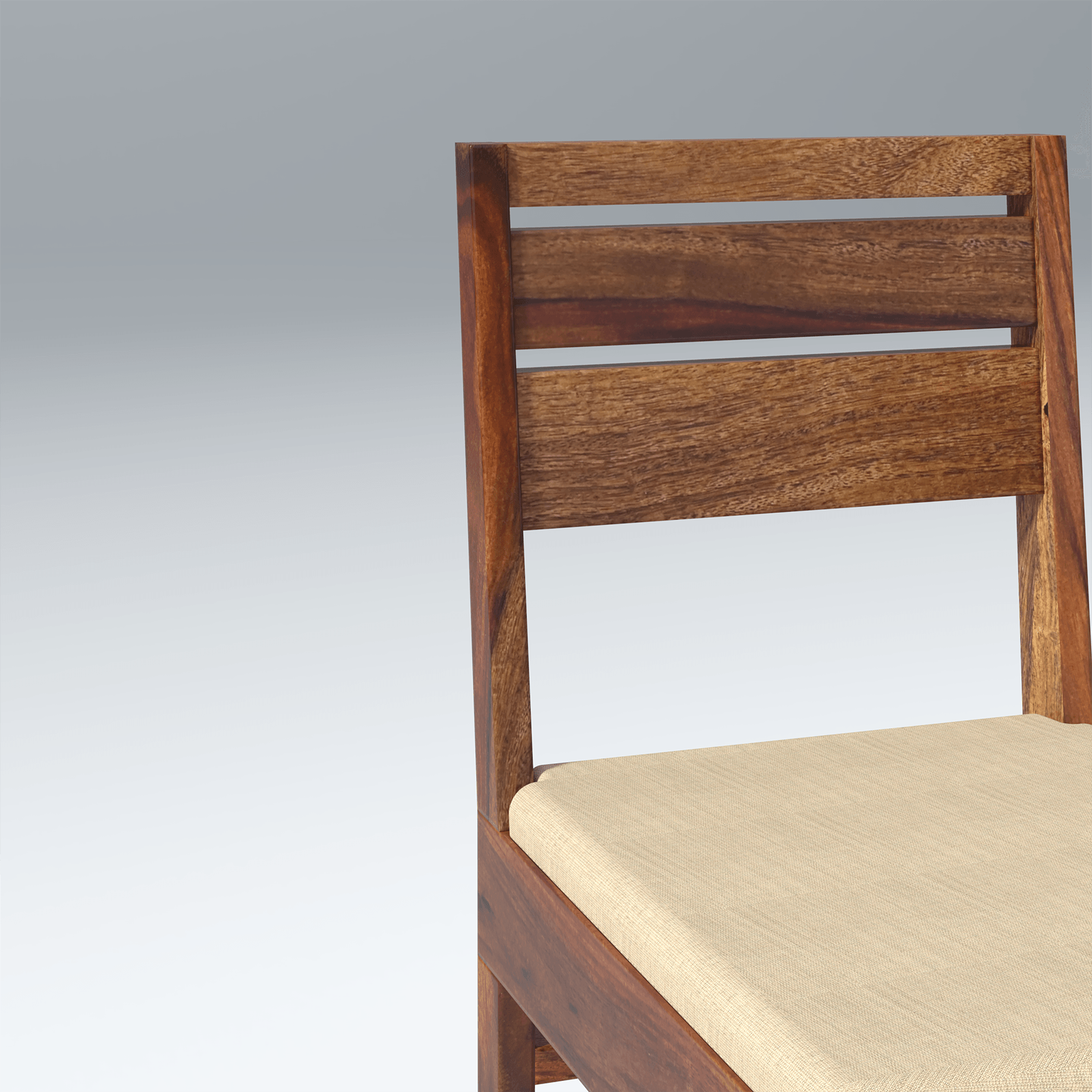 Crenn Sheesham Wood Dining Chair In Reddish Walnut Color - Ouch Cart