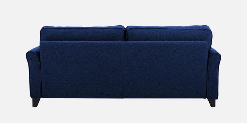 Fabric 3 Seater Sofa In Cool Cobalt Colour - Ouch Cart