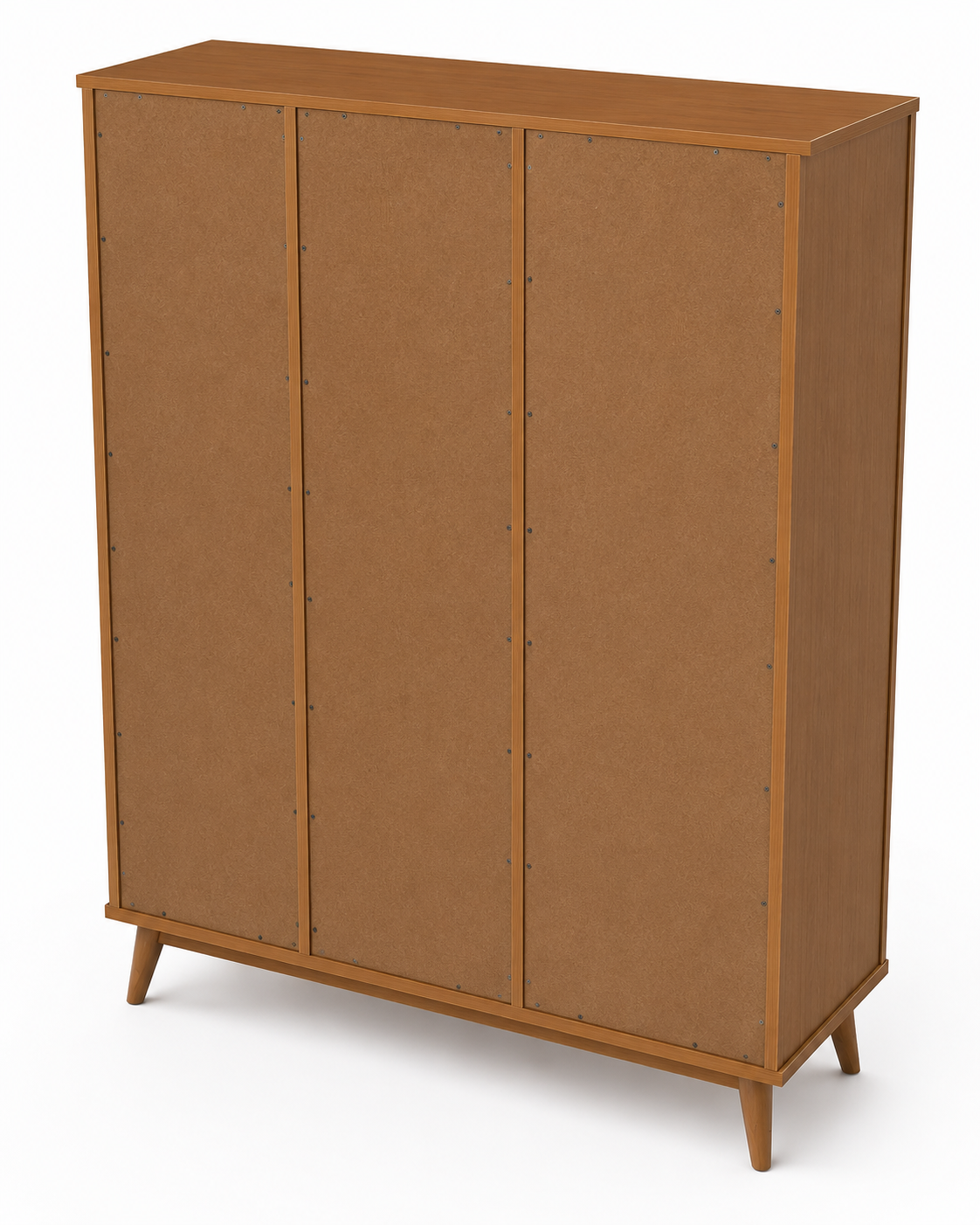 Modern 2 Door Wooden Wardrobe with 2 Drawers OUCH CART