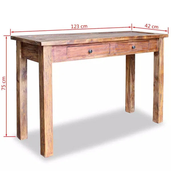 Eetu Solid Wood Console Table Ouch Cart