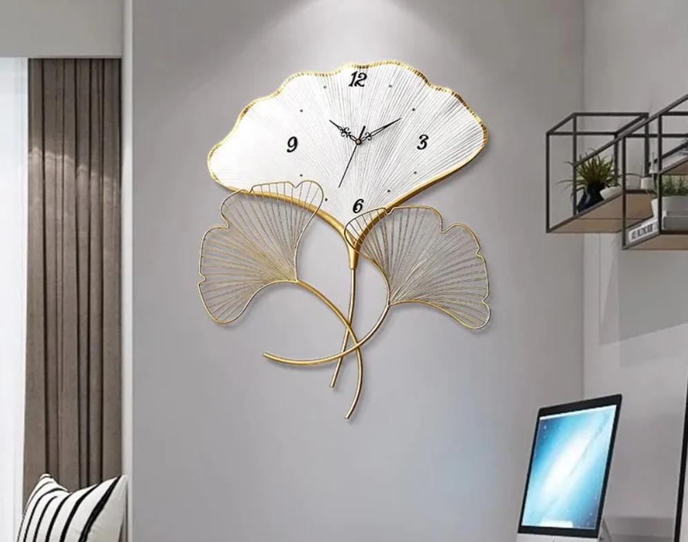 Three Leaf Wall Clock