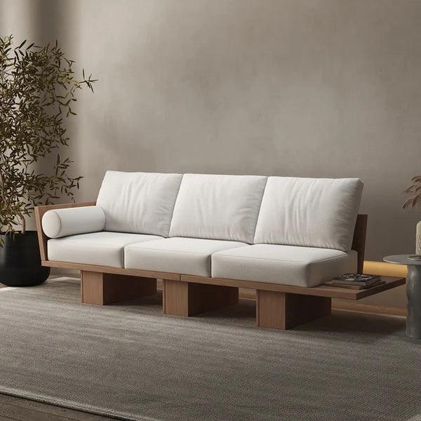 Bell Zart 3-Seater Cotton & Linen Upholstery - Ouch Cart