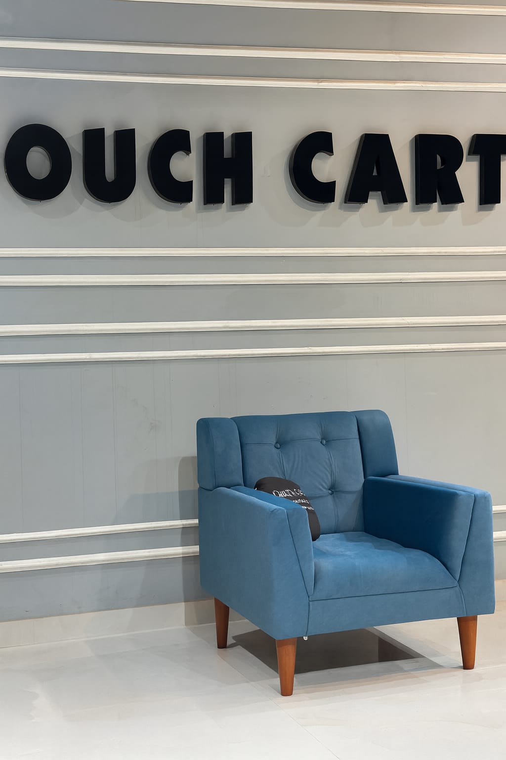 Megee Wide Tufted Velvet Armchair