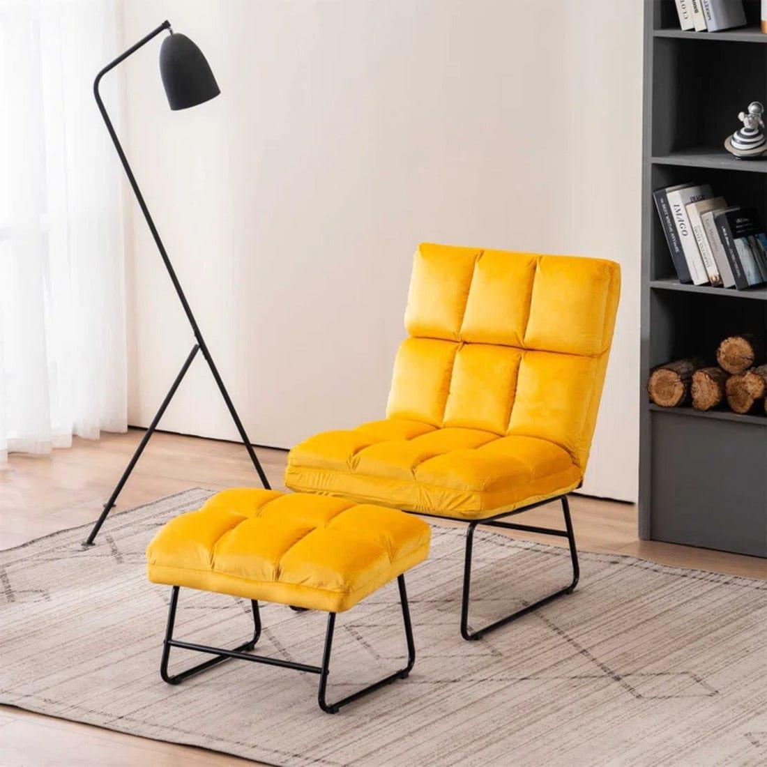 hiltonia chair with ottoman - Ouch Cart