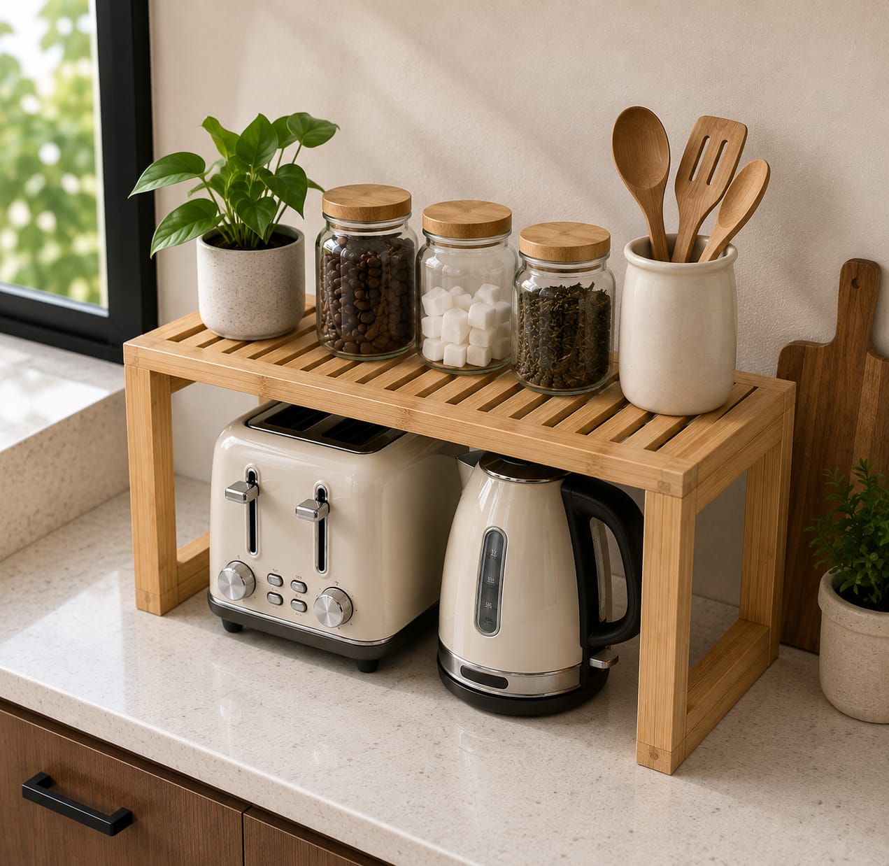 Ouch Cart Wooden Storage Bin
