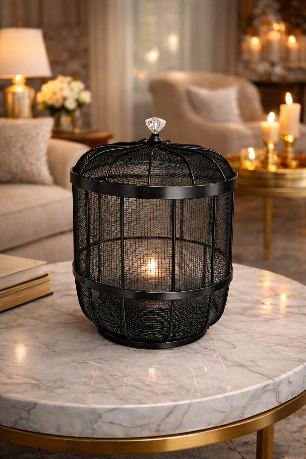 Luxury Metal Fruit Basket (Black) | Fruit Basket Hotel Restaurant Kitchen