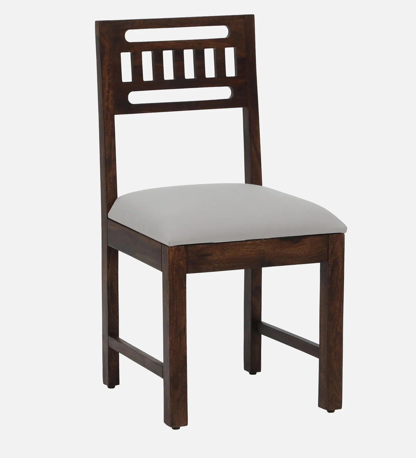 Sheesham Wood 4 Seater Dining Set In Scratch Resistant Teak Finish - Ouch Cart