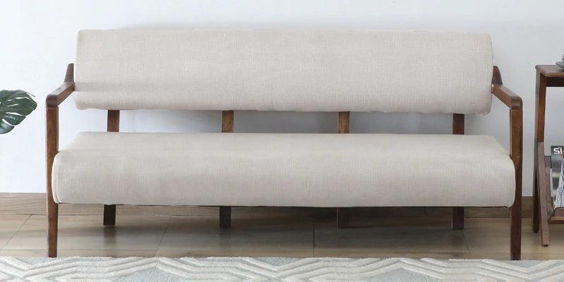 Sheesham Wood 3 Seater Sofa In Provincial Teak Finish - Ouch Cart