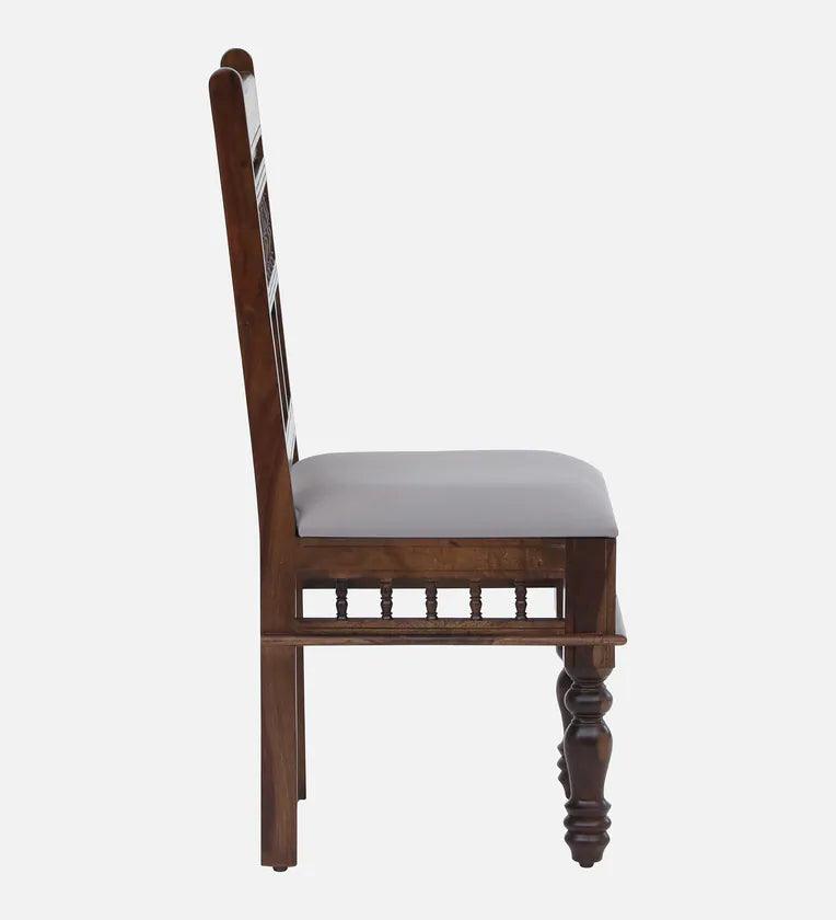 Sheesham Wood 4 Seater Dining Set In Scratch Resistant Provincial Teak Finish - Ouch Cart