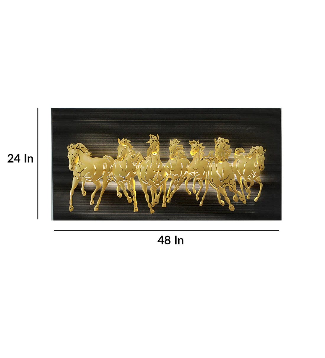 Handmade Gold Wildlife Metal Wall Art,