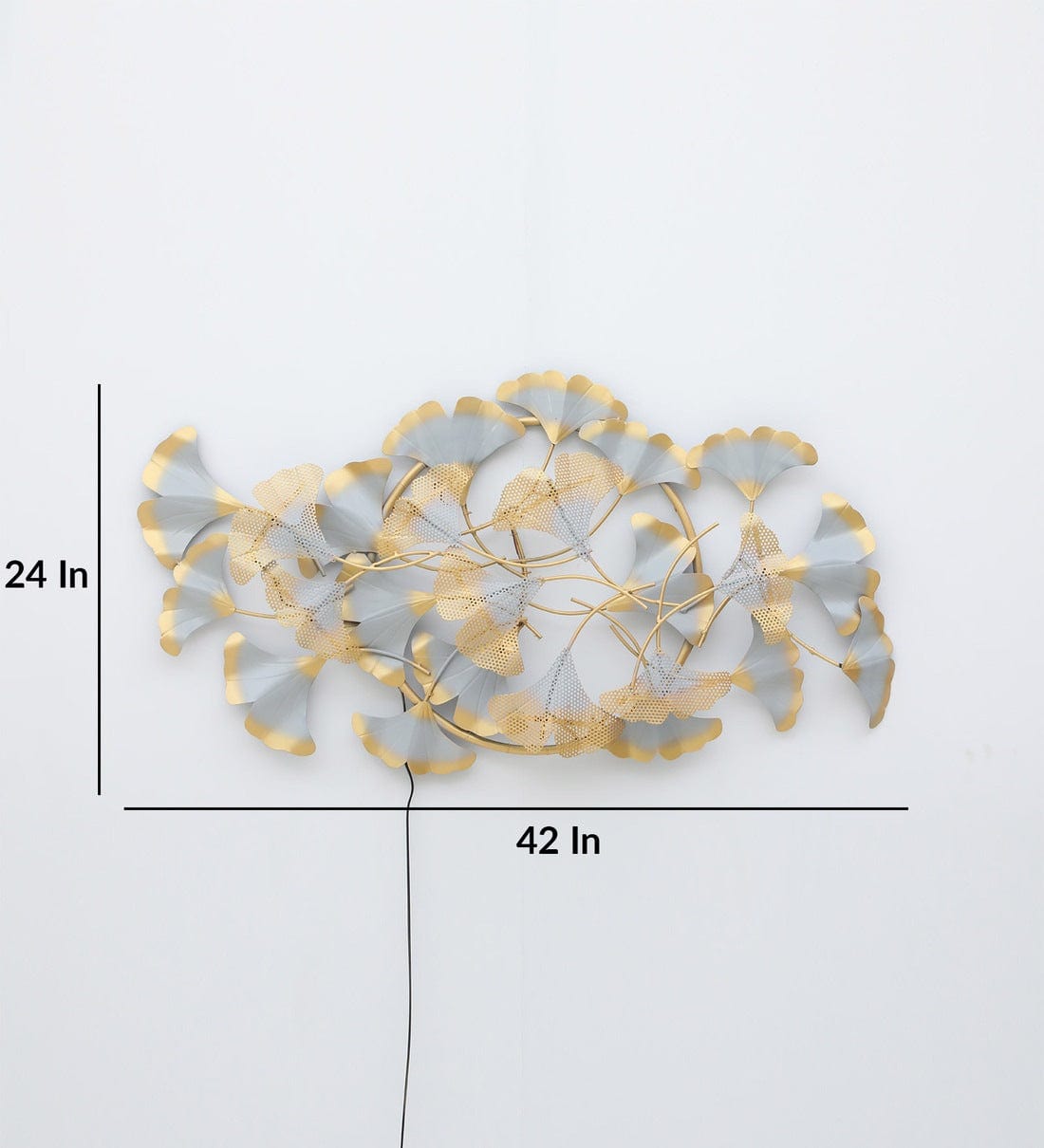 Handmade Multicolour Abstract Metal Wall Art,