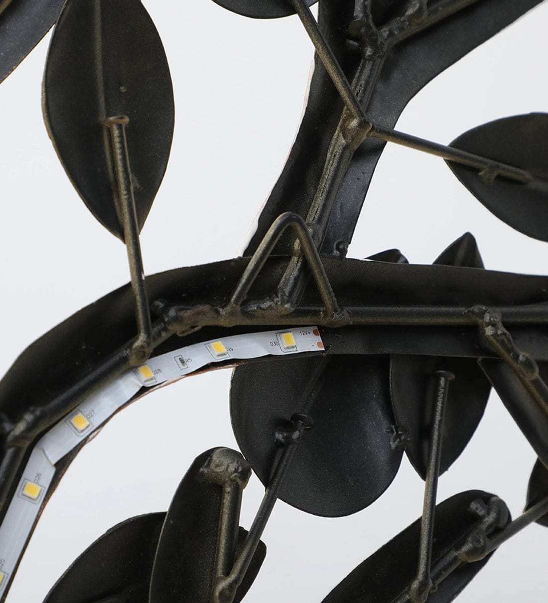 Handmade Multicolour Floral Metal Wall Art,