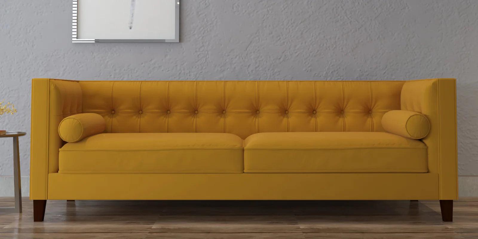 Velvet 3 Seater Sofa In Turqoise - Ouch Cart