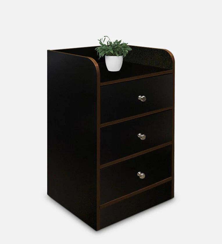 Bedside Table In Wenge Brown Colour - Ouch Cart