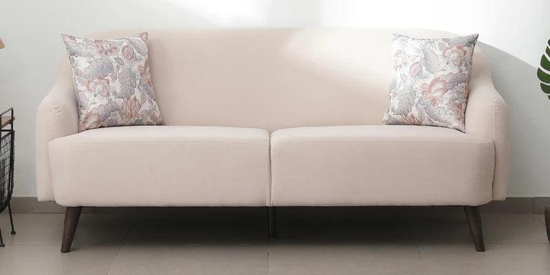 Fabric 3 Seater Sofa In Beige Colour - Ouch Cart