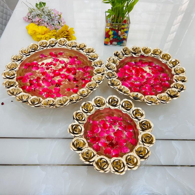 ROSE URLI SAT OF 3 DECORATIVE - Ouch Cart