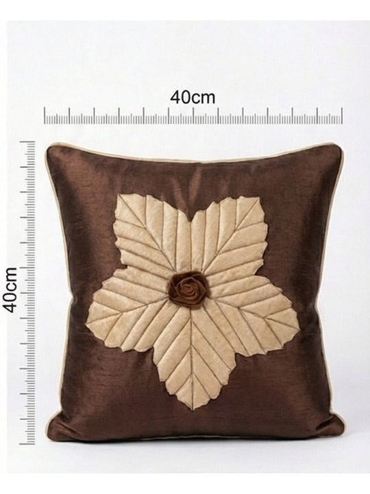 Silk Cushion Covers Set of 5 Lazar Flower Floral Decorative Pillow Covers OUCH CART