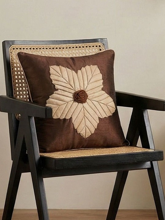 Silk Cushion Covers Set of 5 Lazar Flower Floral Decorative Pillow Covers OUCH CART