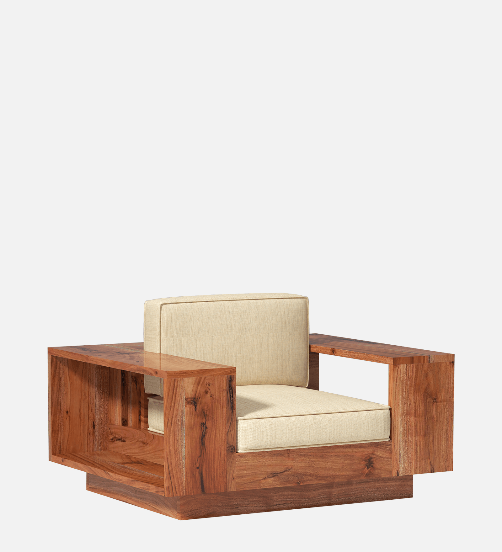 Serenerest Acacia Sofa In Light Reddish Honey - Ouch Cart