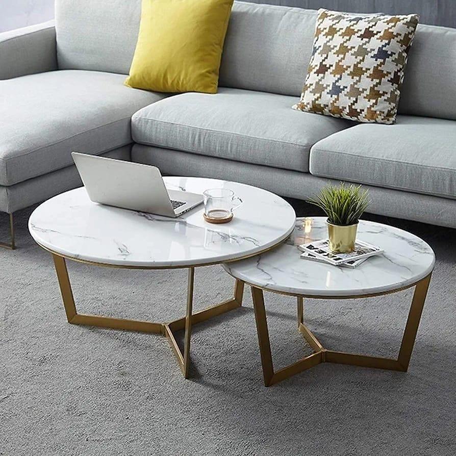 Harvey Triangular Nesting Tables Set - Ouch Cart