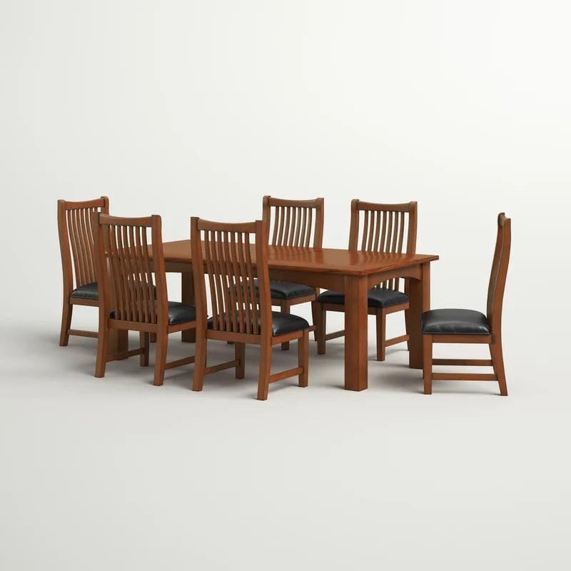 7 - Piece Extendable Dining Set - Ouch Cart