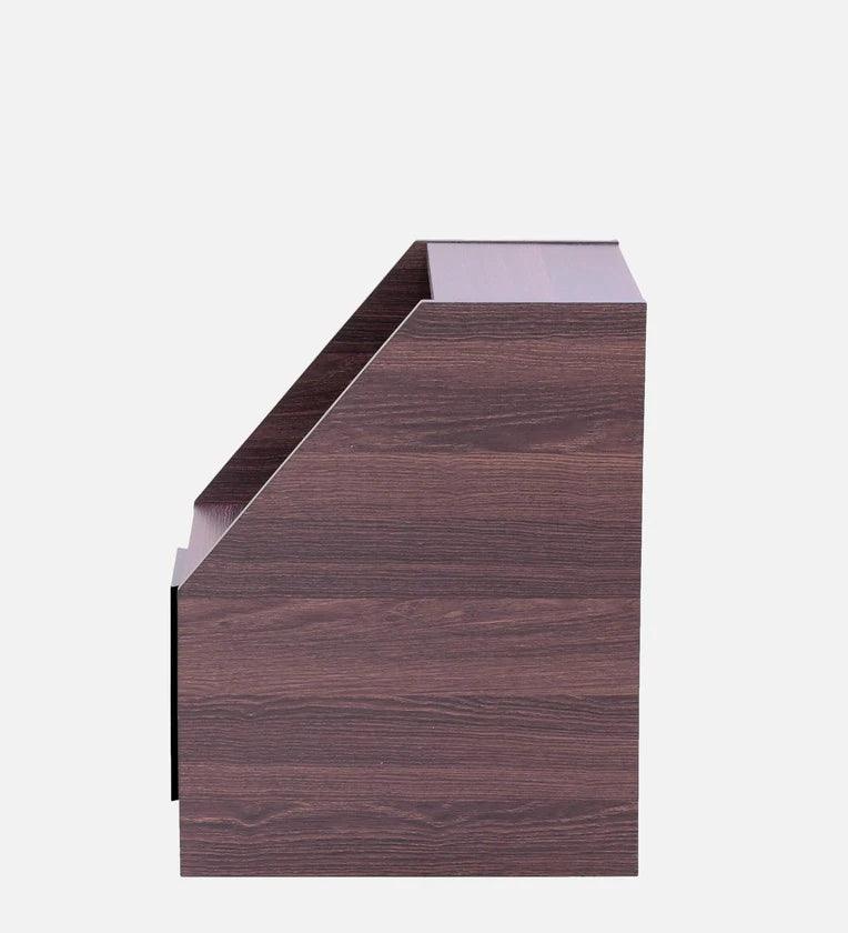 Bedside Table in Wenge Finish with Drawer - Ouch Cart