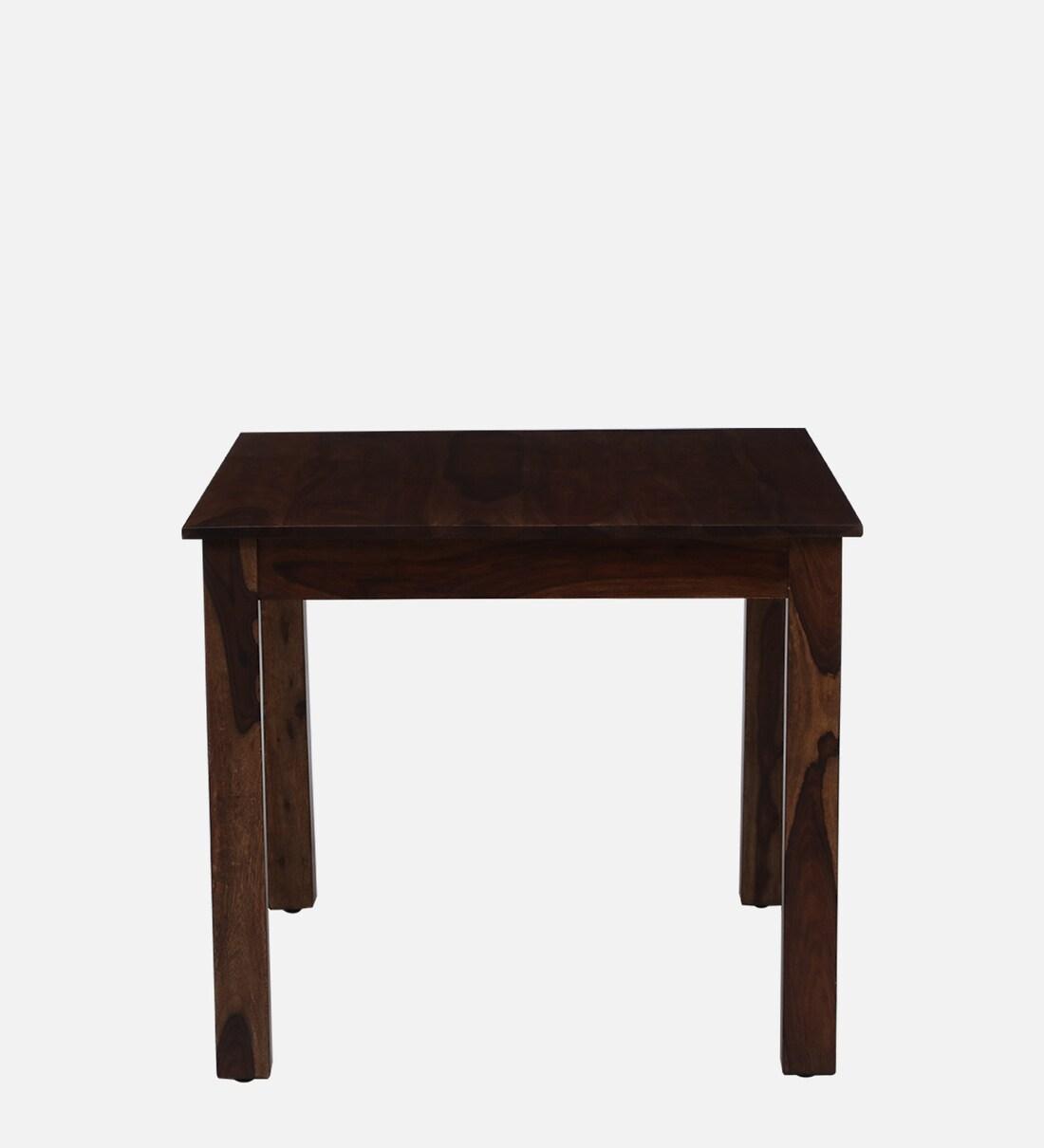 Sheesham Wood 4 Seater Dining Set In Provincial Teak Finish - Ouch Cart