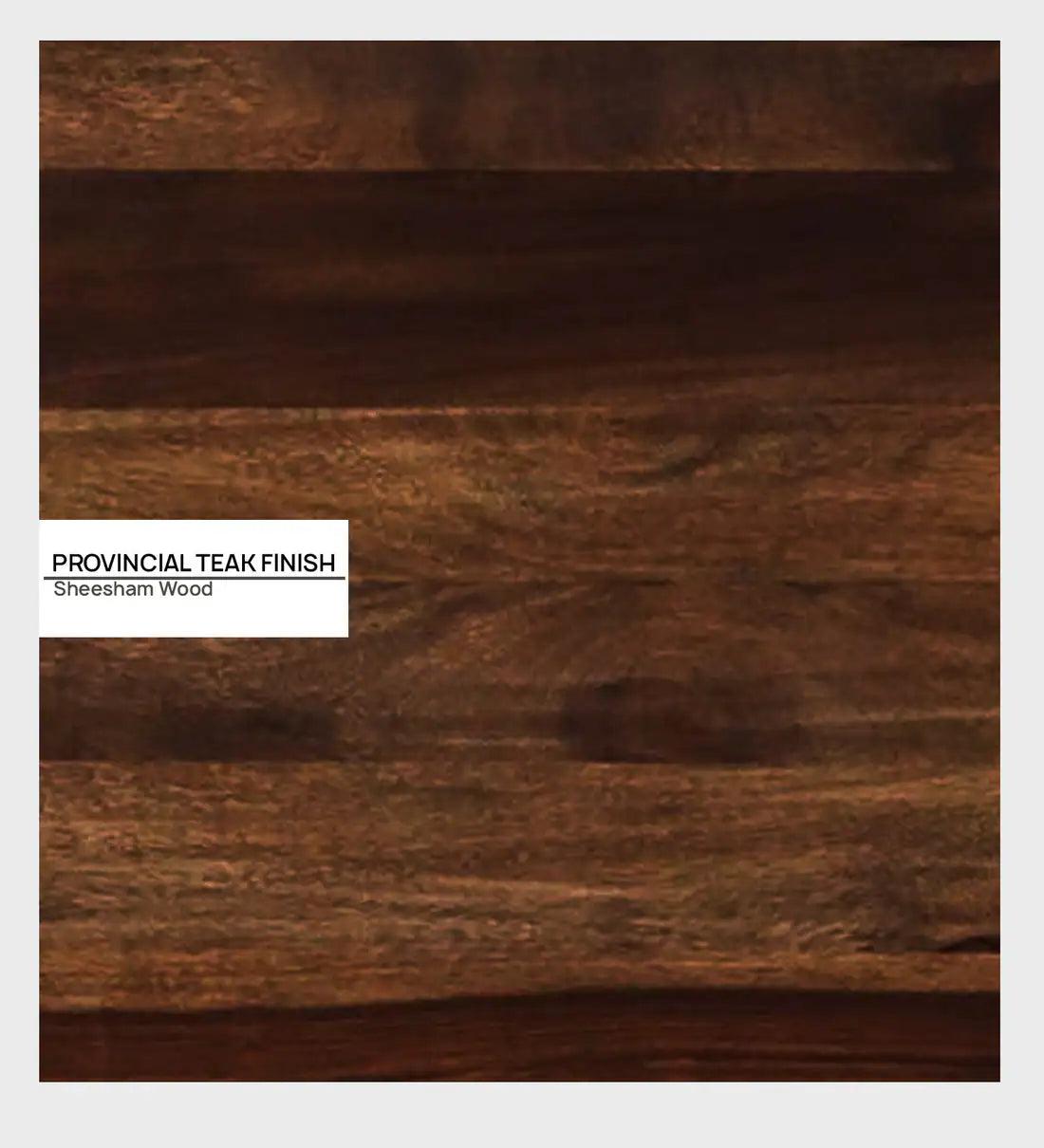 Sheesham Wood 1 Seater Sofa In Provincial Teak Finish - Ouch Cart