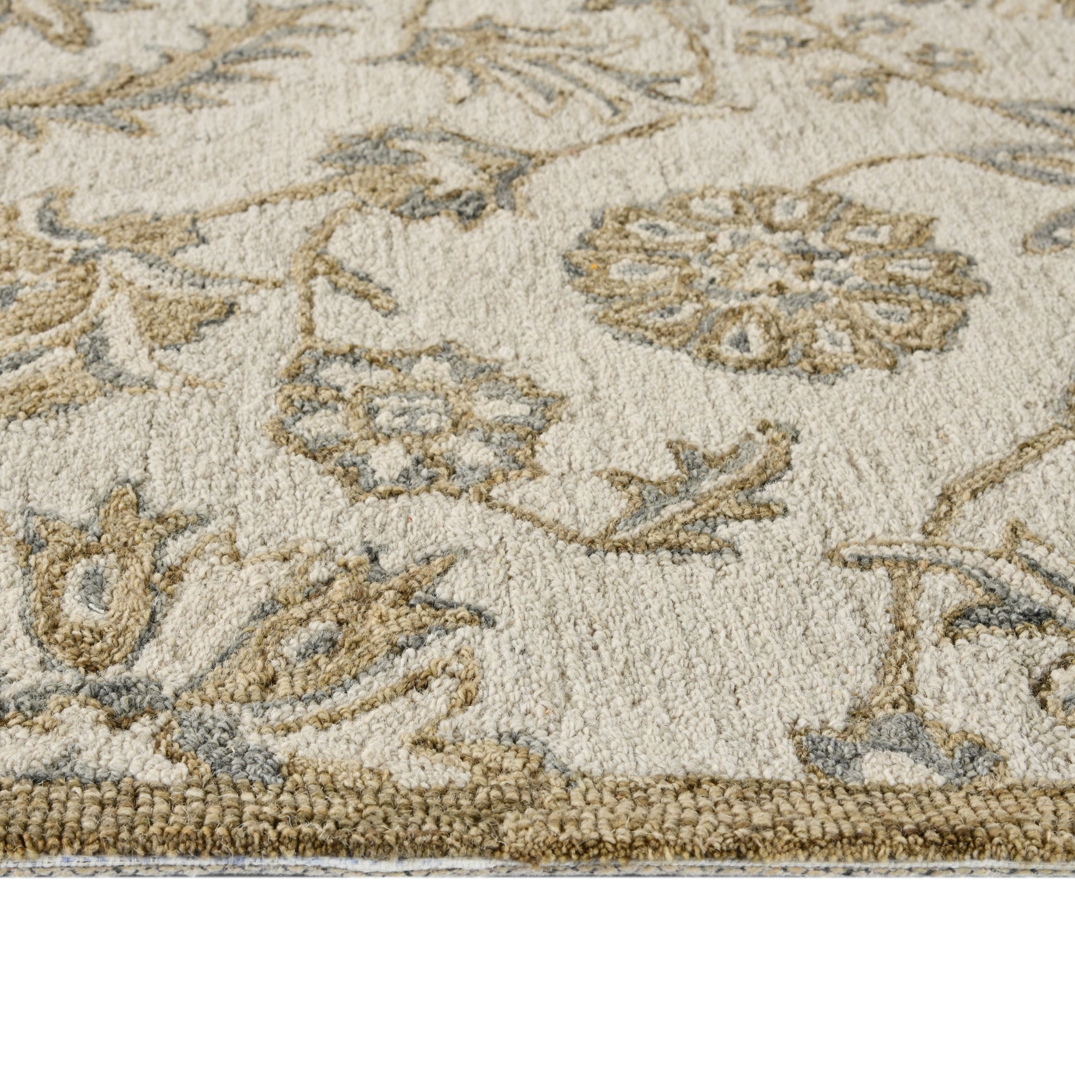 Saraswati Global Rug , Handmade Area Rug, 4x6 Feet,  Wool & Viscose Rug, Luxurious  Anti-Skid & Anti Slip Backing Carpet , Ideal for Bedroom, Living Room, and Dining Room, Kids Room, Office Rug.