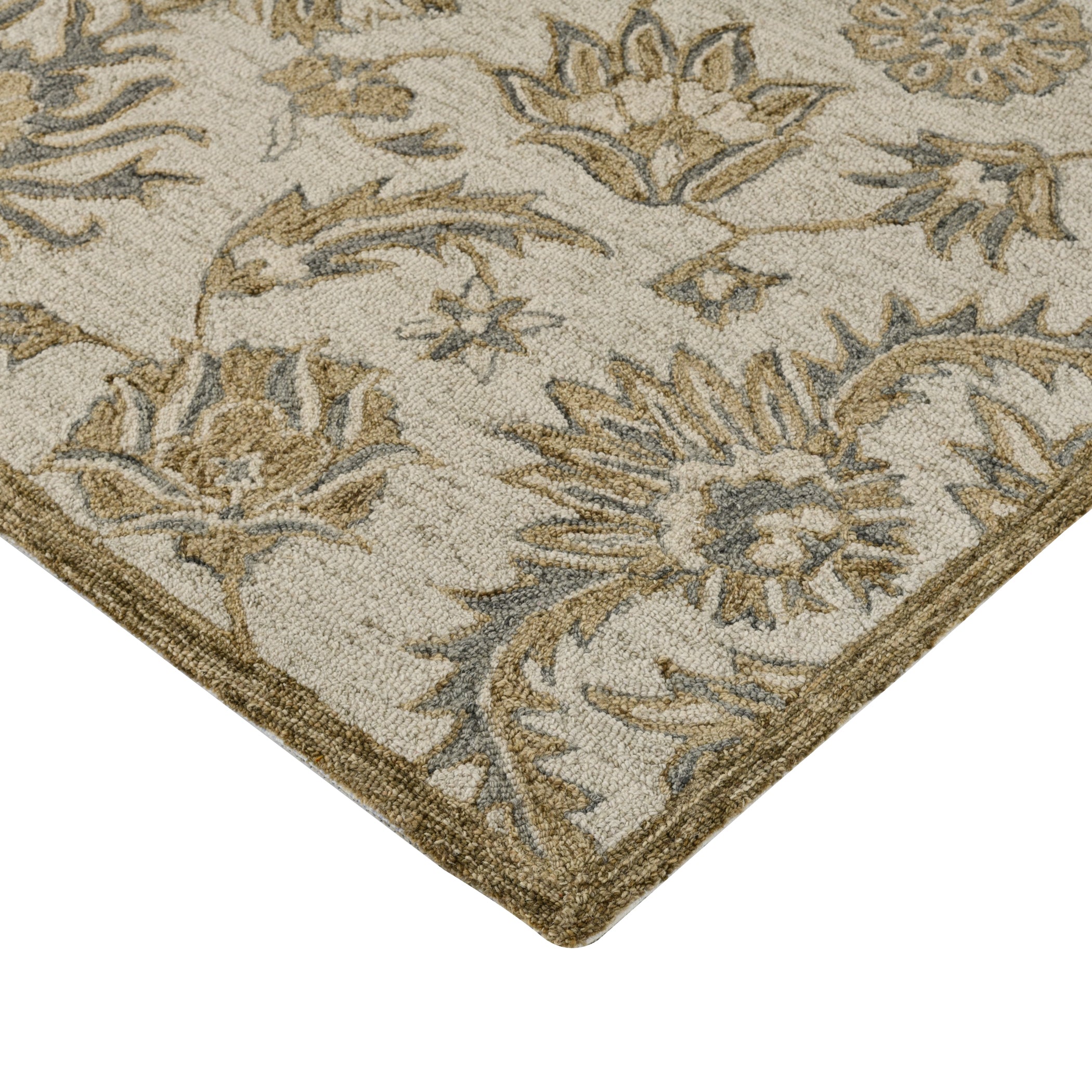 Saraswati Global Rug , Handmade Area Rug, 4x6 Feet,  Wool & Viscose Rug, Luxurious  Anti-Skid & Anti Slip Backing Carpet , Ideal for Bedroom, Living Room, and Dining Room, Kids Room, Office Rug.