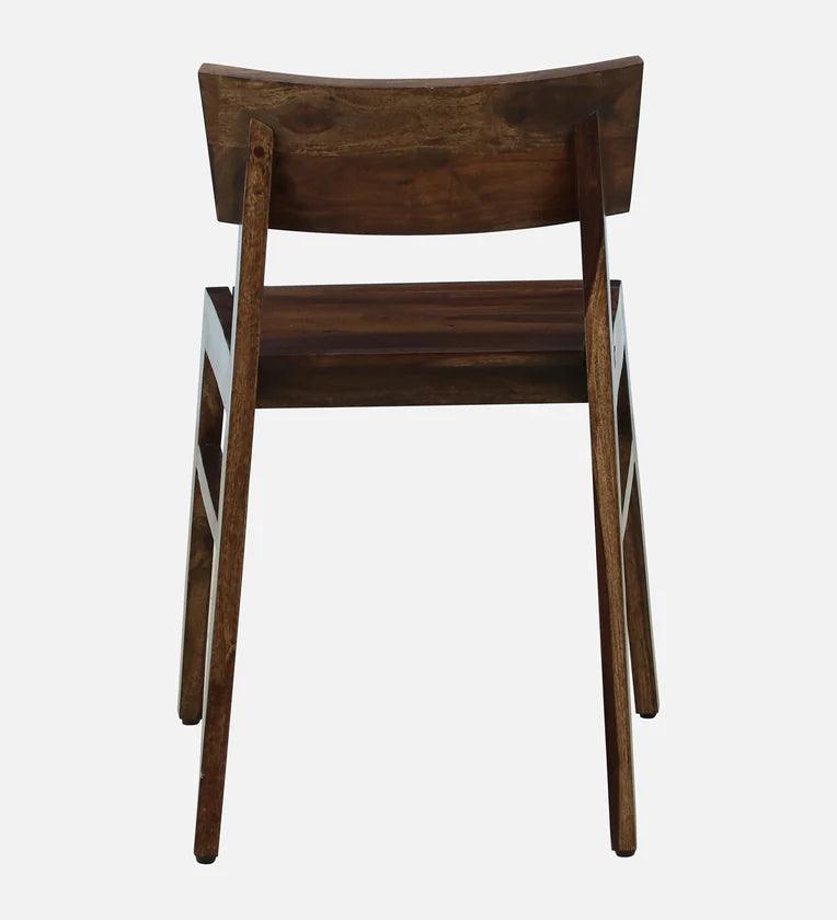 Sheesham Wood 4 Seater Dining Set In Scratch Resistant Provincial Teak Finish - Ouch Cart