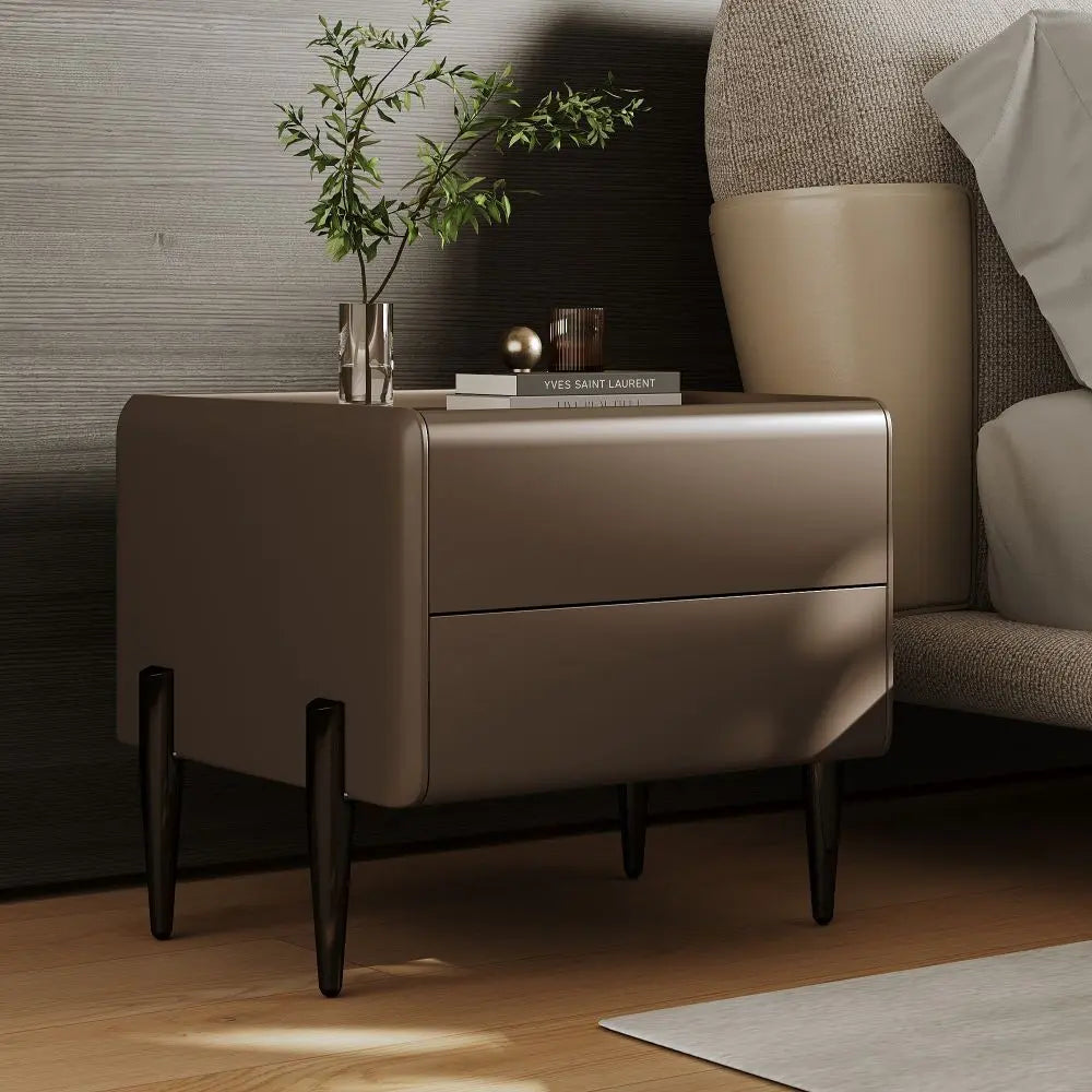 Modern 2 Drawer Bedside Table Ouch Cart