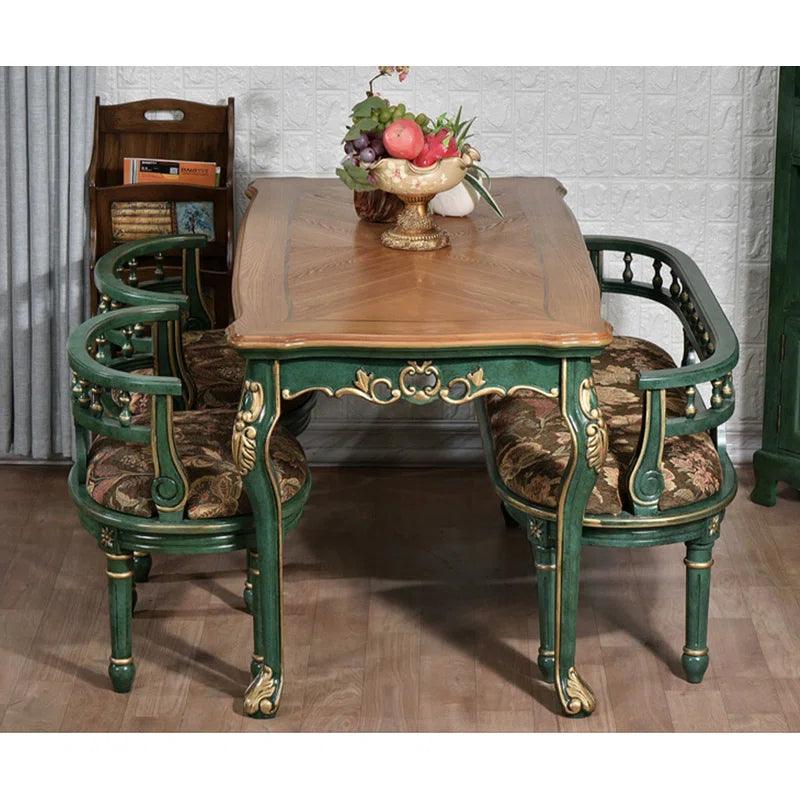 Solid Wood Dining Set - Ouch Cart