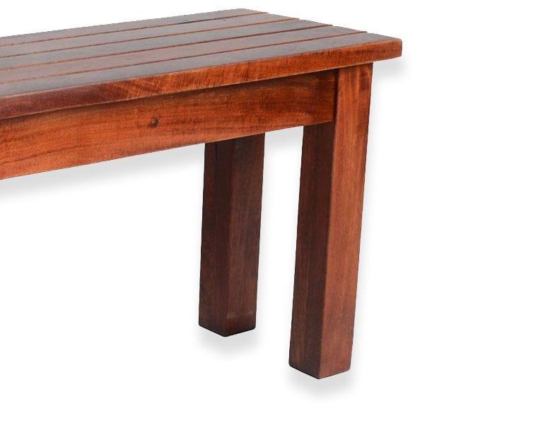 Sheesham Wood Hallway Bench In Honey Finish - Ouch Cart